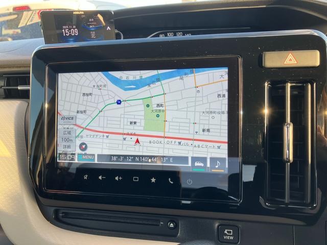 ソリオ ＨＹＢＲＩＤ　ＭＺ　２ＷＤ・ＣＶＴ　全方位モニター付ナビ　衝突被害軽減システム　スライドドア　バックカメラ　純正ナビ　ＥＴＣ（14枚目）