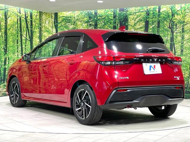 ノート Ｘ　純正９インチナビ　全周囲カメラ　エマージェンシーブレーキ　プロパイロット　禁煙車　ＬＥＤヘッドライト　スマートキー　ＥＴＣ　ドラレコ　オートマチックハイビーム　デジタルインナーミラー　車線逸脱警報（26枚目）