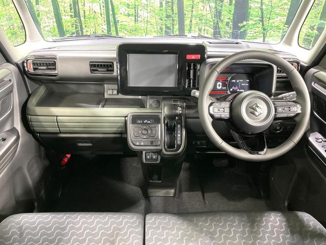 スペーシアギア ハイブリッドXZ 届出済未使用車 両側電動ドア オットマン 衝突軽減装置 レーダークルーズ シートヒーター ステアリングヒーター サーキュレーター クリアランスソナー LEDヘッド オートマチックハイビーム ステリモ(2枚目)