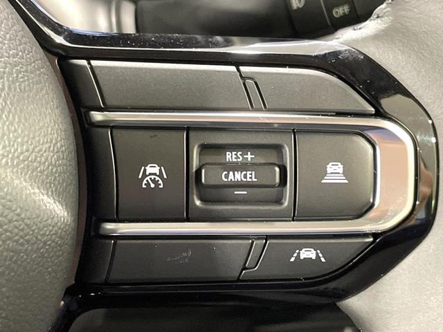 スペーシアギア ハイブリッドXZ 届出済未使用車 両側電動ドア オットマン 衝突軽減装置 レーダークルーズ シートヒーター ステアリングヒーター サーキュレーター クリアランスソナー LEDヘッド オートマチックハイビーム ステリモ(4枚目)