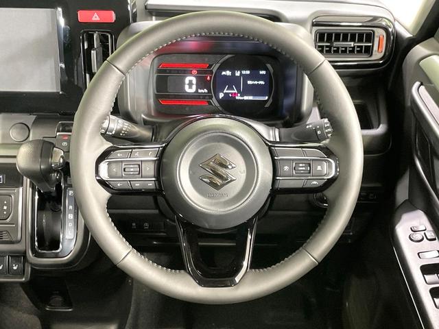 スペーシアギア ハイブリッドXZ 届出済未使用車 両側電動ドア オットマン 衝突軽減装置 レーダークルーズ シートヒーター ステアリングヒーター サーキュレーター クリアランスソナー LEDヘッド オートマチックハイビーム ステリモ(11枚目)