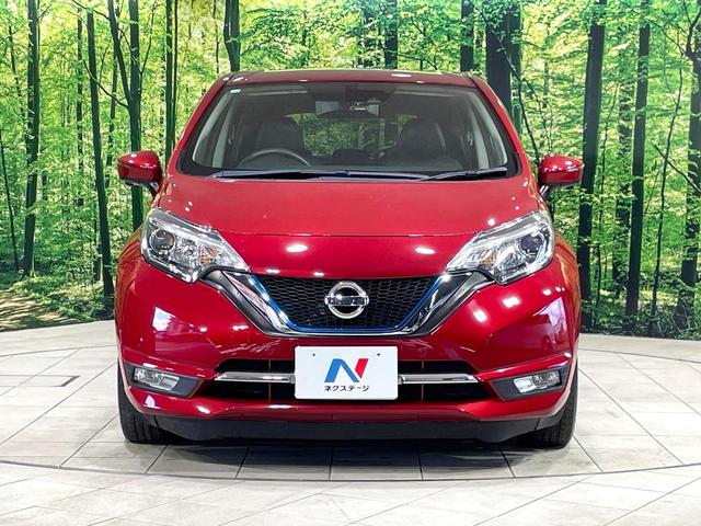 ノート e-パワー メダリスト 純正ナビ 禁煙車 衝突軽減装置 全周囲カメラ デジタルインナーミラー ETC ドラレコ ハーフレザーシート 車線逸脱警報 オートエアコン LEDヘッド オートライト 横滑防止装置 ステアリングスイッチ(14枚目)