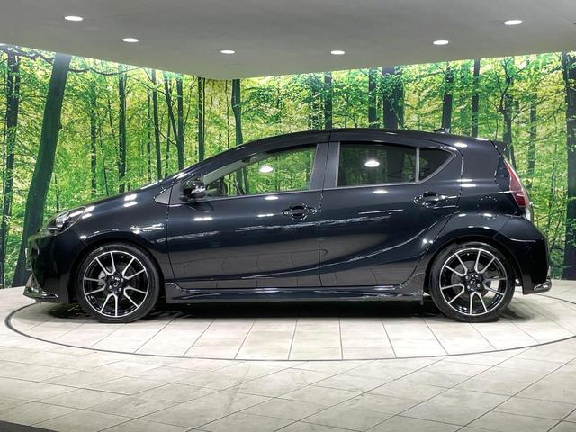 アクア G G’s 純正SDナビ バックカメラ 衝突被害軽減システム 禁煙車 ハーフレザーシート ドラレコ スマートキー LEDヘッド ビルトインETC クルコン オートハイビーム 車線逸脱警報 オートライト(26枚目)