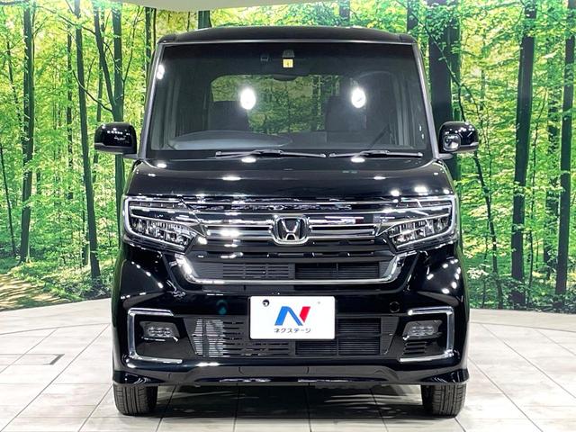 N-BOXカスタム L 禁煙車 純正SDナビ 衝突被害軽減装置 レーダークルコン 電動スライドドア シートヒーター バックカメラ ETC フルセグTV ドラレコ LEDヘッドライト オートマチックハイビーム オートライト(14枚目)