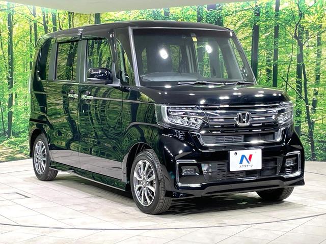 N-BOXカスタム L 禁煙車 純正SDナビ 衝突被害軽減装置 レーダークルコン 電動スライドドア シートヒーター バックカメラ ETC フルセグTV ドラレコ LEDヘッドライト オートマチックハイビーム オートライト(16枚目)