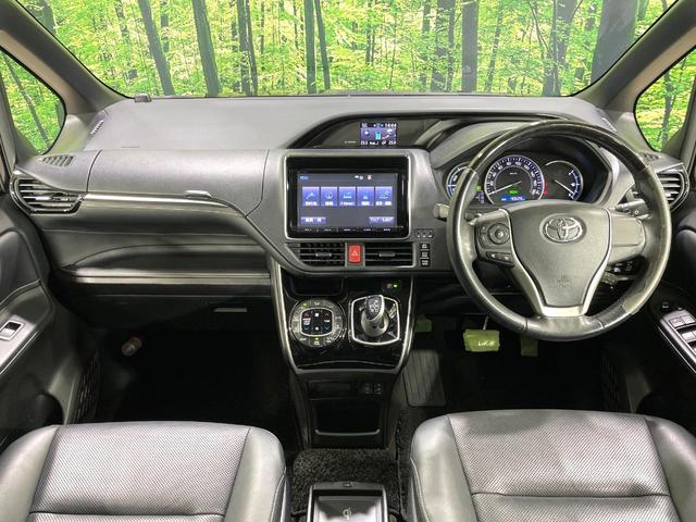 エスクァイア ハイブリッドGi 両側電動スライド 純正9インチナビ フリップダウン バックカメラ トヨタセーフティセンス 禁煙車 合皮シート シートヒーター ドラレコ スマートキー LEDヘッドライト ETC クルコン(2枚目)