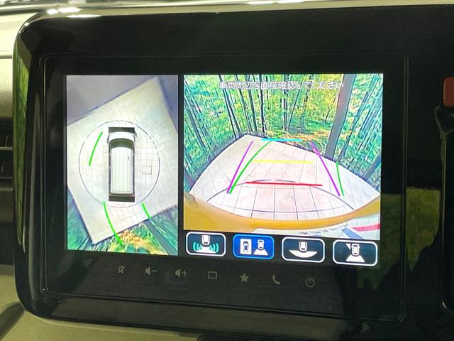スペーシア ハイブリッドX 両側電動スライド 純正9型ナビ 全周囲カメラ 衝突軽減 ドライブレコーダー ETC LEDヘッド シートヒーター スマートキー オートエアコン ステアリングスイッチ アイドリングストップ 禁煙車(5枚目)