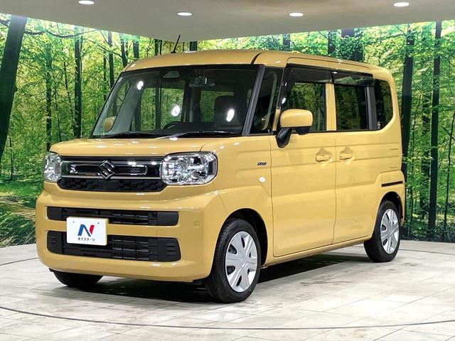 スペーシア ハイブリッドX 両側電動スライド 純正9型ナビ 全周囲カメラ 衝突軽減 ドライブレコーダー ETC LEDヘッド シートヒーター スマートキー オートエアコン ステアリングスイッチ アイドリングストップ 禁煙車(28枚目)