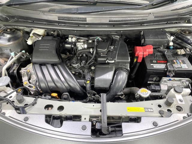 ノート X 衝突軽減 SDナビ バックカメラ ETC スマートキー コーナーセンサー アイドリングストップ 車線逸脱警報 横滑り防止装置 電動格納ミラー オートライト 純正14インチホイール 禁煙車(18枚目)