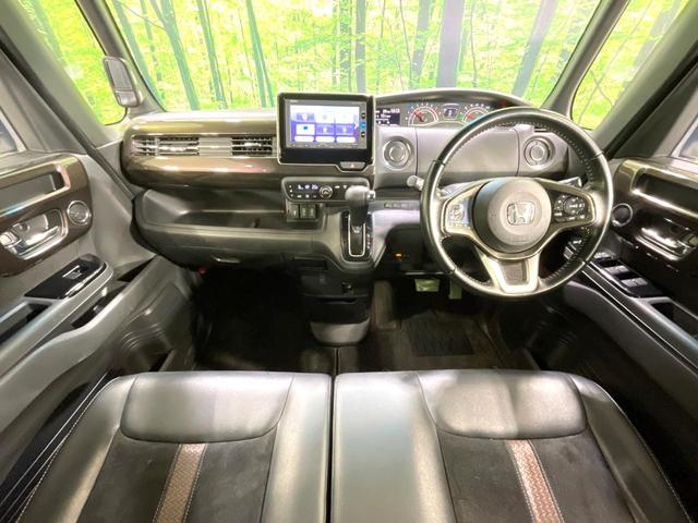 N-BOXカスタム G・Lターボホンダセンシング 純正ナビ 両側電動ドア 禁煙車 衝突軽減装置 レーダークルーズ ドラレコ ETC バックカメラ Bluetooth接続 LEDヘッド オートマチックハイビーム 純正15インチアルミホイール スマートキ(2枚目)
