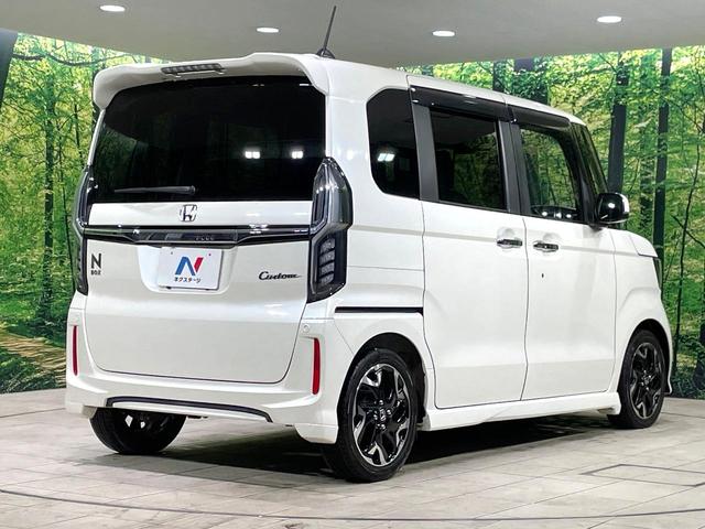 N-BOXカスタム G・Lターボホンダセンシング 純正ナビ 両側電動ドア 禁煙車 衝突軽減装置 レーダークルーズ ドラレコ ETC バックカメラ Bluetooth接続 LEDヘッド オートマチックハイビーム 純正15インチアルミホイール スマートキ(17枚目)