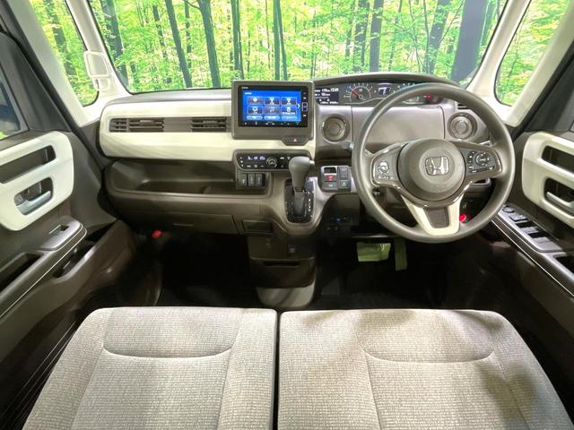 Ｎ－ＢＯＸ Ｌ　純正ナビ　電動スライドドア　バックカメラ　ＥＴＣ　衝突軽減装置　レーダークルーズ　ＬＥＤヘッド　オートマチックハイビーム　車線逸脱警報　リアロールサンシェード　ベンチシート　スマートキー　禁煙車（2枚目）