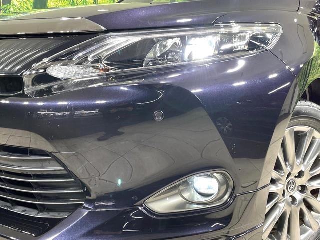 ハリアー プレミアム BIGX9型ナビ バックカメラ 衝突軽減 レーダークルーズ 禁煙車 パワーバックドア 合皮シート パワーシート コーナーセンサー スマートキー LEDヘッド エアロ ETC 純正18インチAW(12枚目)