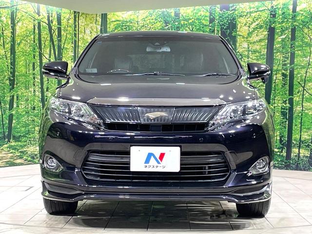 ハリアー プレミアム BIGX9型ナビ バックカメラ 衝突軽減 レーダークルーズ 禁煙車 パワーバックドア 合皮シート パワーシート コーナーセンサー スマートキー LEDヘッド エアロ ETC 純正18インチAW(14枚目)