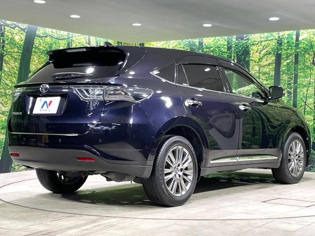 ハリアー プレミアム BIGX9型ナビ バックカメラ 衝突軽減 レーダークルーズ 禁煙車 パワーバックドア 合皮シート パワーシート コーナーセンサー スマートキー LEDヘッド エアロ ETC 純正18インチAW(17枚目)