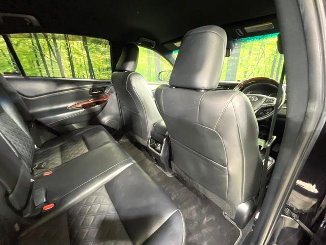 ハリアー プレミアム BIGX9型ナビ バックカメラ 衝突軽減 レーダークルーズ 禁煙車 パワーバックドア 合皮シート パワーシート コーナーセンサー スマートキー LEDヘッド エアロ ETC 純正18インチAW(44枚目)