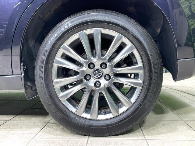 ハリアー プレミアム BIGX9型ナビ バックカメラ 衝突軽減 レーダークルーズ 禁煙車 パワーバックドア 合皮シート パワーシート コーナーセンサー スマートキー LEDヘッド エアロ ETC 純正18インチAW(52枚目)