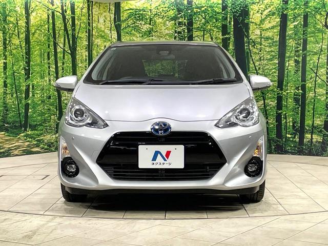 アクア S 純正ナビ バックカメラ 禁煙車 衝突被害軽減ブレーキ シートヒーター ETC スマートキー 車線逸脱警報 オートマチックハイビーム LEDヘッドライト コーナーセンサー フルセグ Bluetooth(14枚目)