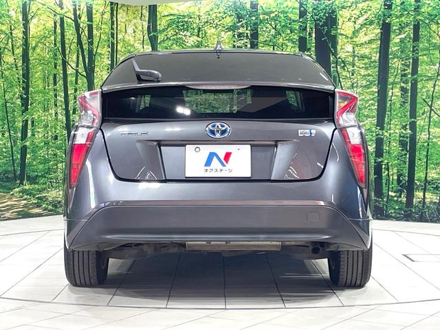 プリウス S ナビ 寒冷地仕様 禁煙車 ドラレコ スマートキー LEDヘッド ETC オートライト オートエアコン Bluetooth再生 CD再生 DVD再生 フルセグ 革巻きステアリング ステアリングスイッチ(15枚目)