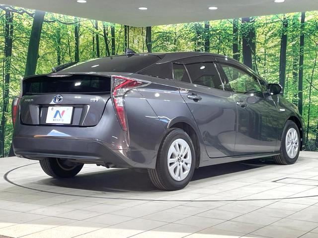 プリウス S ナビ 寒冷地仕様 禁煙車 ドラレコ スマートキー LEDヘッド ETC オートライト オートエアコン Bluetooth再生 CD再生 DVD再生 フルセグ 革巻きステアリング ステアリングスイッチ(17枚目)