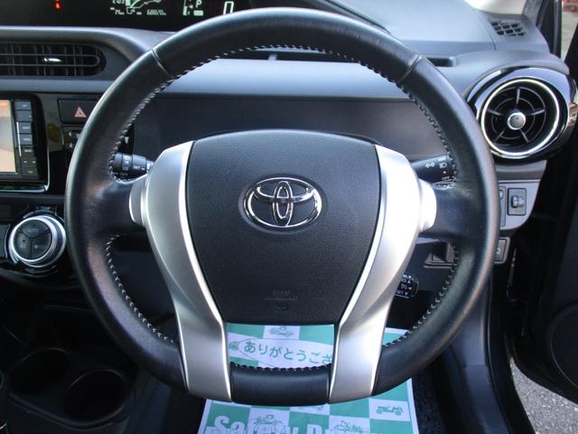 アクア Ｇ　ナビ　フルセグＴＶ　バックカメラ　衝突被害軽減ブレーキ　シートヒーター　プッシュスタート　純正アルミホイール　オートエアコン（18枚目）