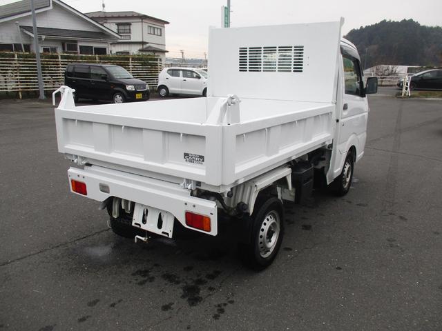 キャリイトラック 頑丈ダンプ　４ＷＤ　５速マニュアル　エアコン　パワステ（6枚目）