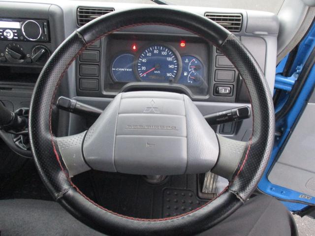 キャンターガッツ 　１．５ｔ積　全低床平ボディ　２８００ディーゼル　エアコン　パワステ　パワーウインドウ　ＤＰＦ無し　メッキバンパー　メッキミラーカバー　色替え（22枚目）