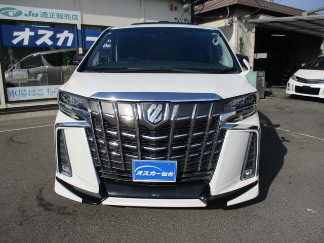 アルファード 2.5S Aパッケージ サンルーフ・TRDフロントスポイラー・トヨタセーフティセンス・アルパイン11インチナビ・フルセグTV・バックカメラ・12.8インチフリップダウンモニター・両側パワースライドドア社外19インチアルミ(3枚目)