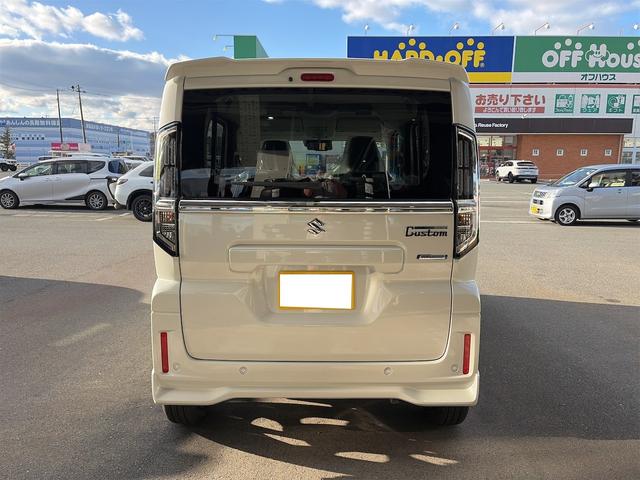 スペーシアカスタム ハイブリッドＸＳターボ　／ターボ／衝突被害軽減支援ブレーキ／ヘッドアップディスプレイ／両側電動スライドドア／大型カーナビ／シートヒーター／ステアリングヒーター／純正アルミホイール／（6枚目）