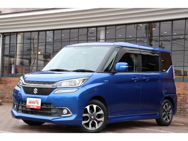 ソリオバンディット ハイブリッドＭＶ　走行距離無制限１年保証　車検整備付き　ナビ　ＡＷ　スマートキ―　レーンアシスト　ウォークスルー　シートヒーター（3枚目）