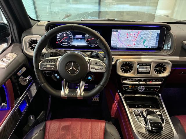 Gクラス G63 4WD 左H AMGナイトPK/グラファイトメタリック/マットブラック21インチAMG5ツインスポーク/AMGカーボンファイバー/G manufakuturプログラム/G manufakuturインテリアプラスPK(26枚目)