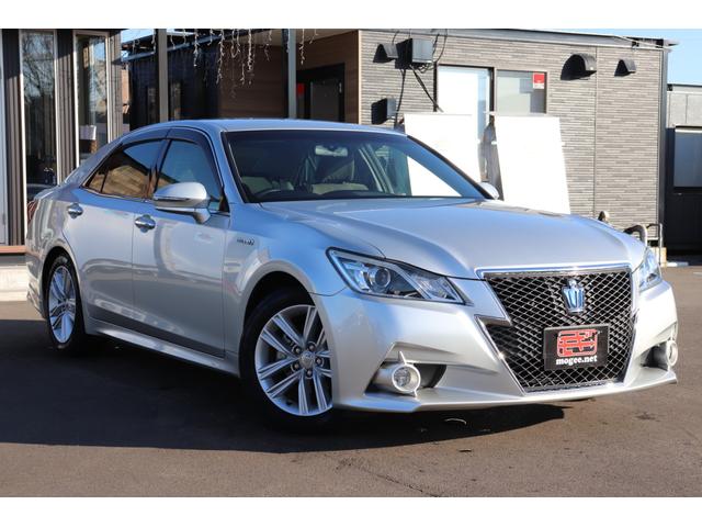 クラウンハイブリッド クルーズコントロール/ETC/シートヒーター/走行距離無制限1年保証車検整備付(2枚目)