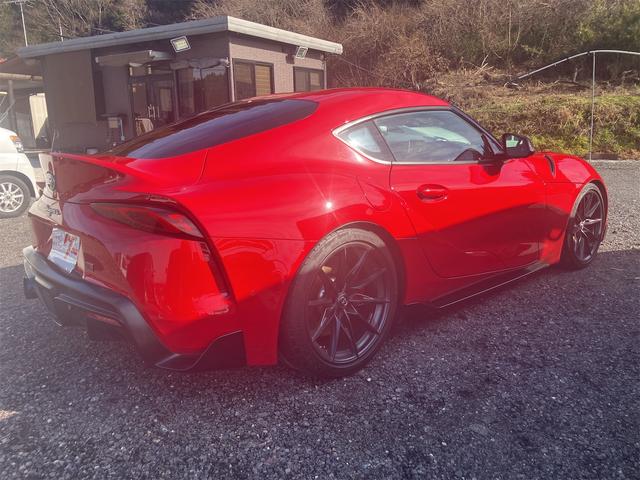 スープラ ＲＺ　ターボ車　ナビ　ＨＫＳローダウン　社外マフラー　ノーマル有り　新車ワンオーナー　ＧＡＷ１９インチ　パワーシート　６Ｆマニュアル　ドラレコ　レーダー探知機　ＥＴＣ２．０　フィルム張り（5枚目）