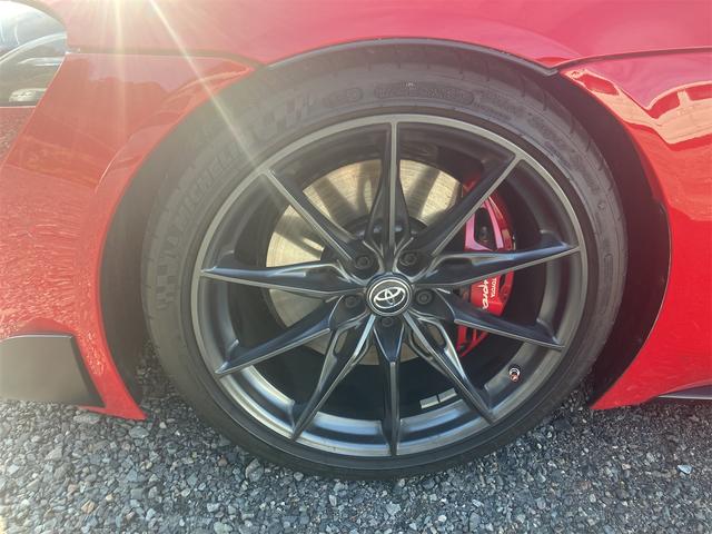 スープラ ＲＺ　ターボ車　ナビ　ＨＫＳローダウン　社外マフラー　ノーマル有り　新車ワンオーナー　ＧＡＷ１９インチ　パワーシート　６Ｆマニュアル　ドラレコ　レーダー探知機　ＥＴＣ２．０　フィルム張り（12枚目）