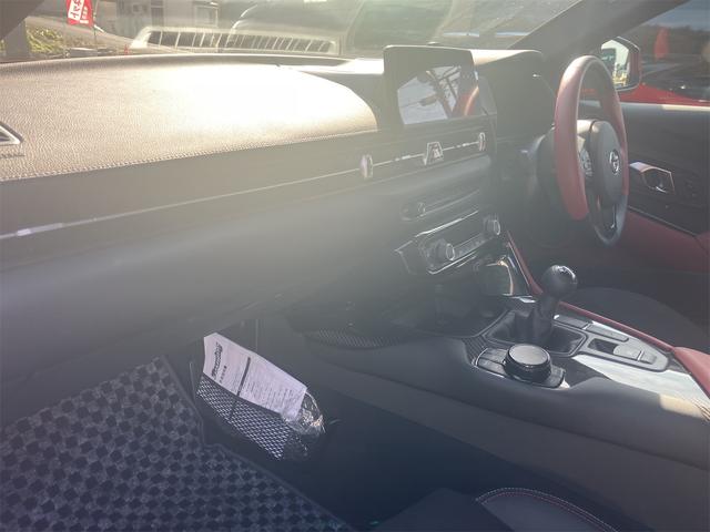スープラ ＲＺ　ターボ車　ナビ　ＨＫＳローダウン　社外マフラー　ノーマル有り　新車ワンオーナー　ＧＡＷ１９インチ　パワーシート　６Ｆマニュアル　ドラレコ　レーダー探知機　ＥＴＣ２．０　フィルム張り（33枚目）