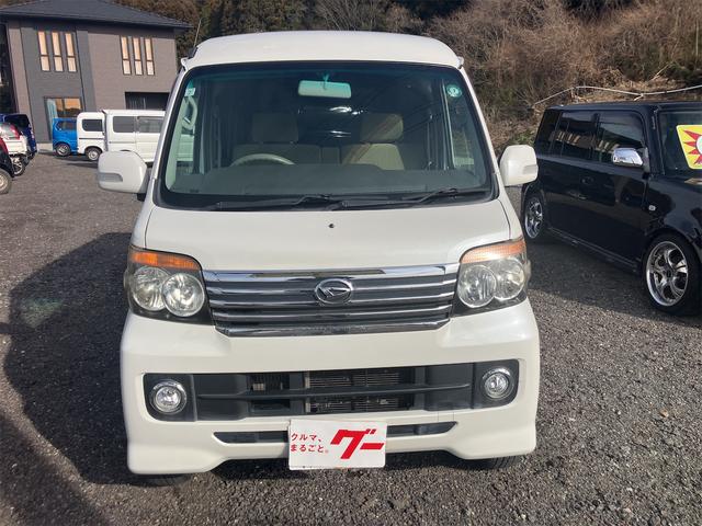 アトレーワゴン カスタムターボＲＳリミテッド　４ＷＤ　パワースライドドア　ＨＩＤヘッドライト　アルミ付きダンロップスタッドレスタイヤ（3枚目）