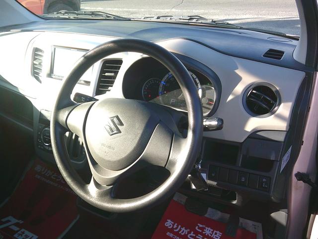 ワゴンR FX 4WD アイドリングストップ シートヒーター ETC ナビ TV CD オートエアコン キーレス 電格ミラー ドラレコ Wエアバック AW バイサー(7枚目)