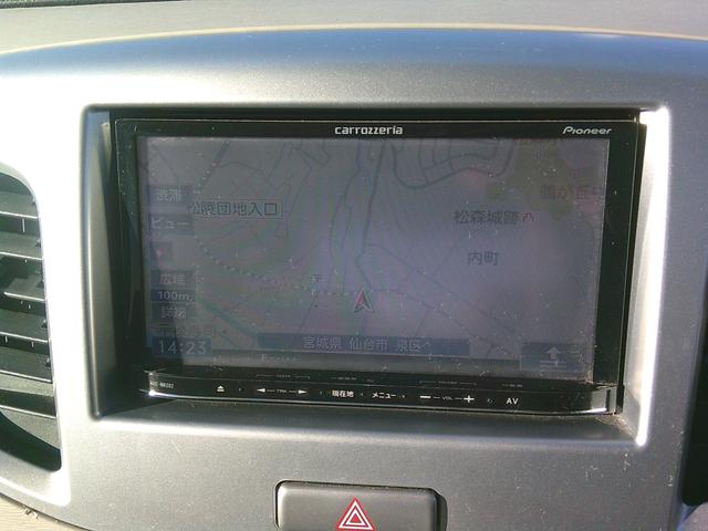 ワゴンR FX 4WD アイドリングストップ シートヒーター ETC ナビ TV CD オートエアコン キーレス 電格ミラー ドラレコ Wエアバック AW バイサー(10枚目)