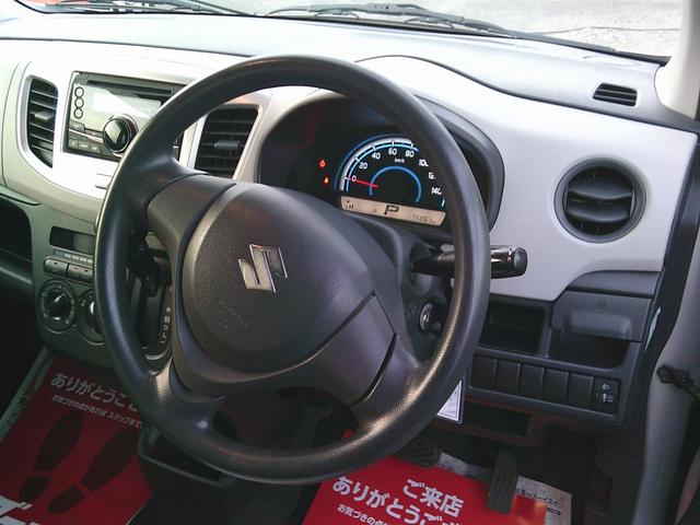 ワゴンＲ ＦＡ　キーレス　電格ミラー　純正バイザー　ＣＤ　Ｗエアバック（7枚目）