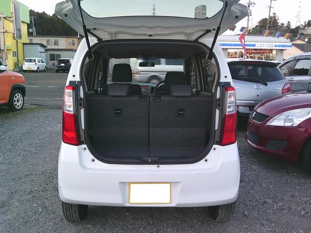 ワゴンR FX キーレス アイドリングストップ エネチャージ シートヒーター ETC オートエアコン 電格ミラー CD 純正バイザー Wエアバック(4枚目)