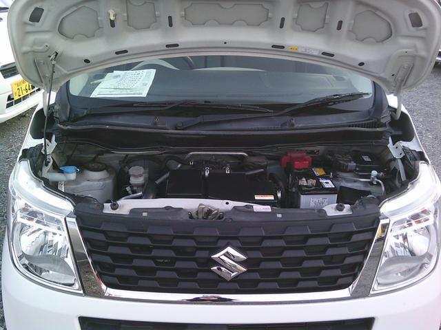 ワゴンR FX キーレス アイドリングストップ エネチャージ シートヒーター ETC オートエアコン 電格ミラー CD 純正バイザー Wエアバック(19枚目)