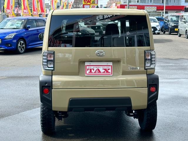 タフト Ｘ　ＤＡＭＤ　８０’ｓ　ヴィンテージストライプ仕様車／ダムド／フルセグ８インチＨＤＭＩ対応ナビ／オープンカントリーホワイトレター／衝突被害軽減ブレーキ／ＬＥＤヘッドライト／サイドステッカー／禁煙車（7枚目）
