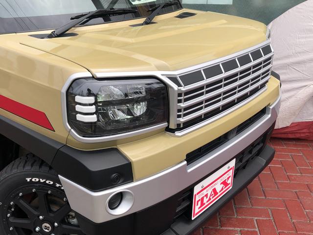 タフト Ｘ　ＤＡＭＤ　８０’ｓ　ヴィンテージストライプ仕様車／ダムド／フルセグ８インチＨＤＭＩ対応ナビ／オープンカントリーホワイトレター／衝突被害軽減ブレーキ／ＬＥＤヘッドライト／サイドステッカー／禁煙車（9枚目）