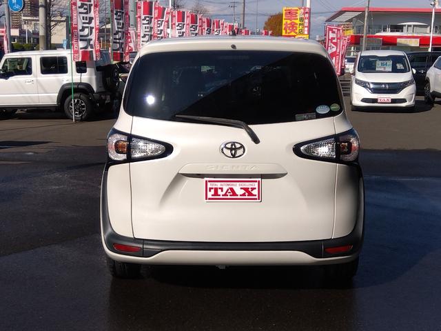 シエンタ Ｇ　フルセグナビ　Ｂｌｕｅｔｏｏｔｈ　バックカメラ　ドライブレコーダー前後　両側パワースライドドア　７人乗り　シートヒーター　ＥＴＣ　フォグランプ　オートエアコン　ホワイトパールクリスタルシャイン（6枚目）