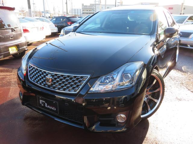 トヨタ クラウン ２ ５アスリート 純正ｈｄｄナビ サンルーフ ｗｏｒｋシュヴァート２０インチ ｔｅｉｎ車高調 ｌｅｄ 119 0万円 平成22年 10年 宮城県 中古車 価格 Com