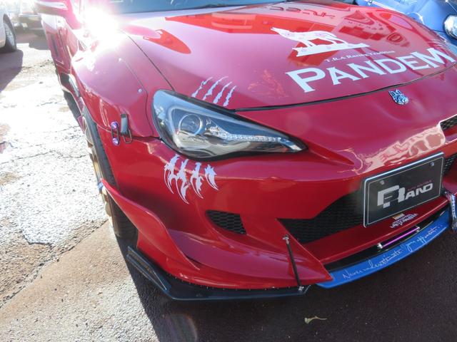 86 G 6速マニュアル ロ―フォルム ブリッツ車高調 18インチAW 公認ワイドボディー GTウイング TRD4本出しマフラー HDDナビ フルセグTV ブルトゥース対応 ETC TRC HID(8枚目)