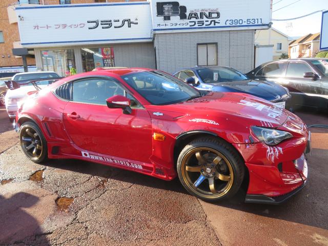 86 G 6速マニュアル ロ―フォルム ブリッツ車高調 18インチAW 公認ワイドボディー GTウイング TRD4本出しマフラー HDDナビ フルセグTV ブルトゥース対応 ETC TRC HID(13枚目)