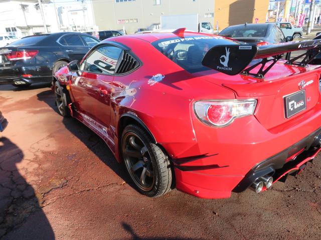 86 G 6速マニュアル ロ―フォルム ブリッツ車高調 18インチAW 公認ワイドボディー GTウイング TRD4本出しマフラー HDDナビ フルセグTV ブルトゥース対応 ETC TRC HID(19枚目)