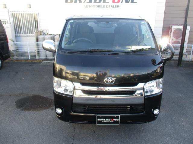 ハイエースバン ロングスーパーＧＬ　４ＷＤディーゼルターボ　寒冷地仕様　ＬＥＤヘッドライト　ＴＶナビ　バックカメラ　ＥＴＣ　リアエアコンリアヒーター　ドライブレコーダー　電動格納ミラー　フォグライト（3枚目）