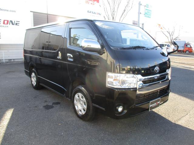 ハイエースバン ロングスーパーＧＬ　４ＷＤディーゼルターボ　寒冷地仕様　ＬＥＤヘッドライト　ＴＶナビ　バックカメラ　ＥＴＣ　リアエアコンリアヒーター　ドライブレコーダー　電動格納ミラー　フォグライト（4枚目）